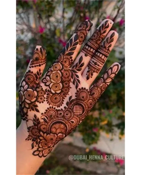 Front Hand mehndi designs